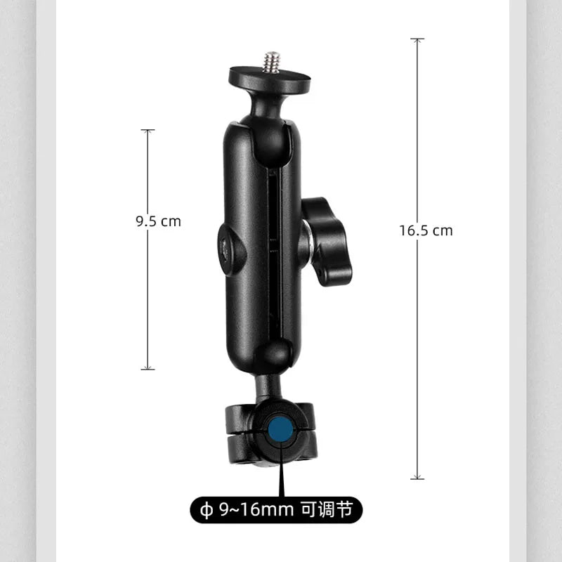 Car Phone Holder for Video Recording Articulated Cellphone Support for Mobile Filming Pov Telephone Iphone Car Seat Mount Stand