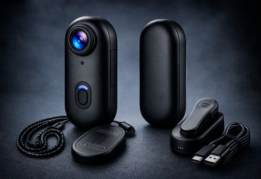 Mini 4K Body Camera – Wireless WiFi Hands-Free Action Cam